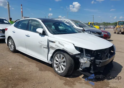 2018 Kia Optima Ex z USA, uszkodzony, nr VIN 5XXGU4L36JG203331